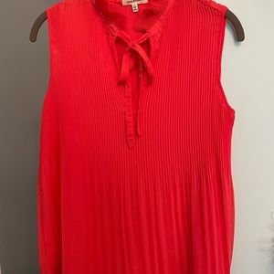 Max Studio Coral Sleeveless Top